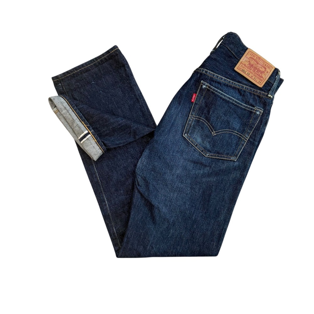 Levi Strauss Co Vintage Clothing 501Z XX Denim Jeans W31 Dark‎ Wash Selvedge